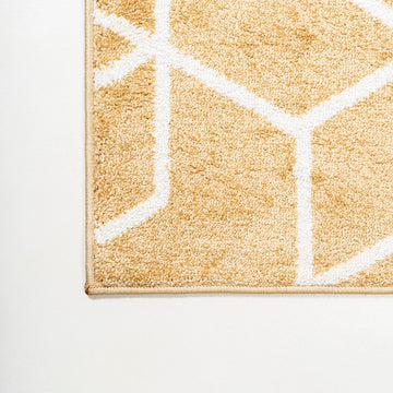 Tumbling Blocks Modern Geometric Area Rug 2
